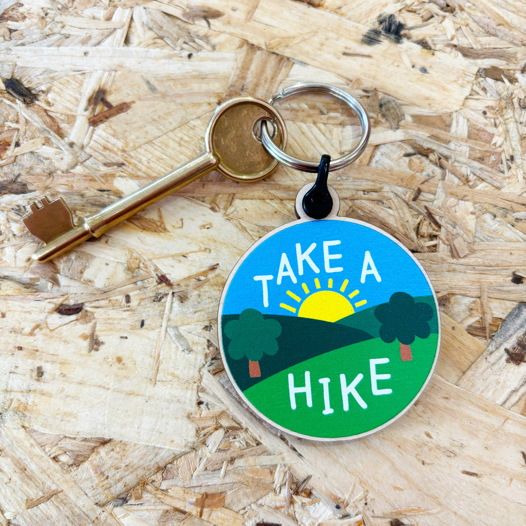 Take a Hike Keyring