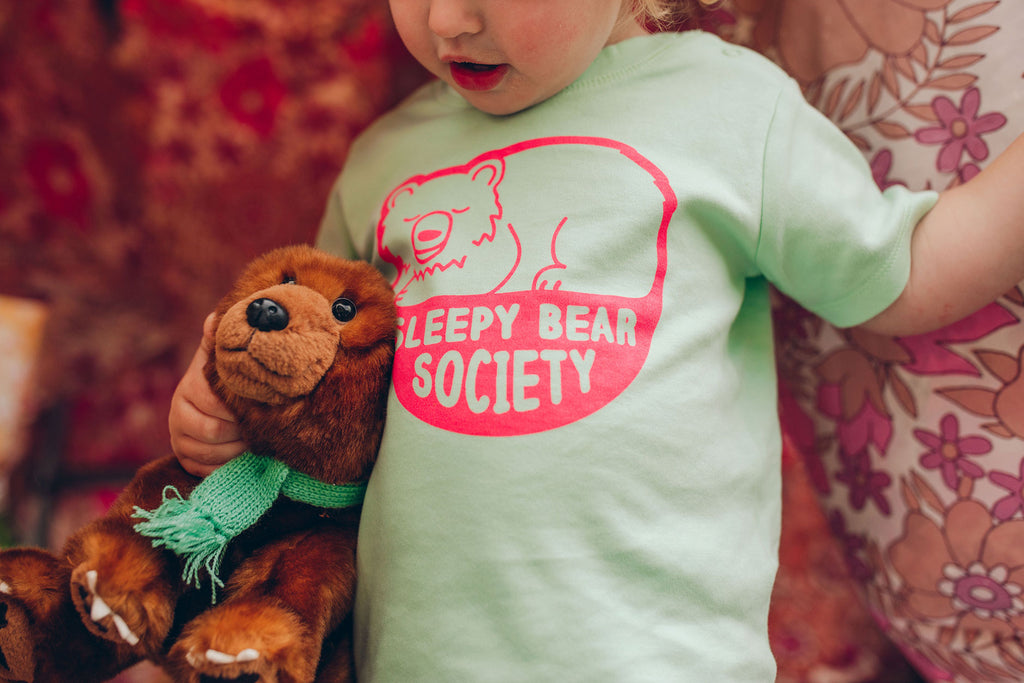 Sleepy Bear Society Baby T-shirt - hello DODO