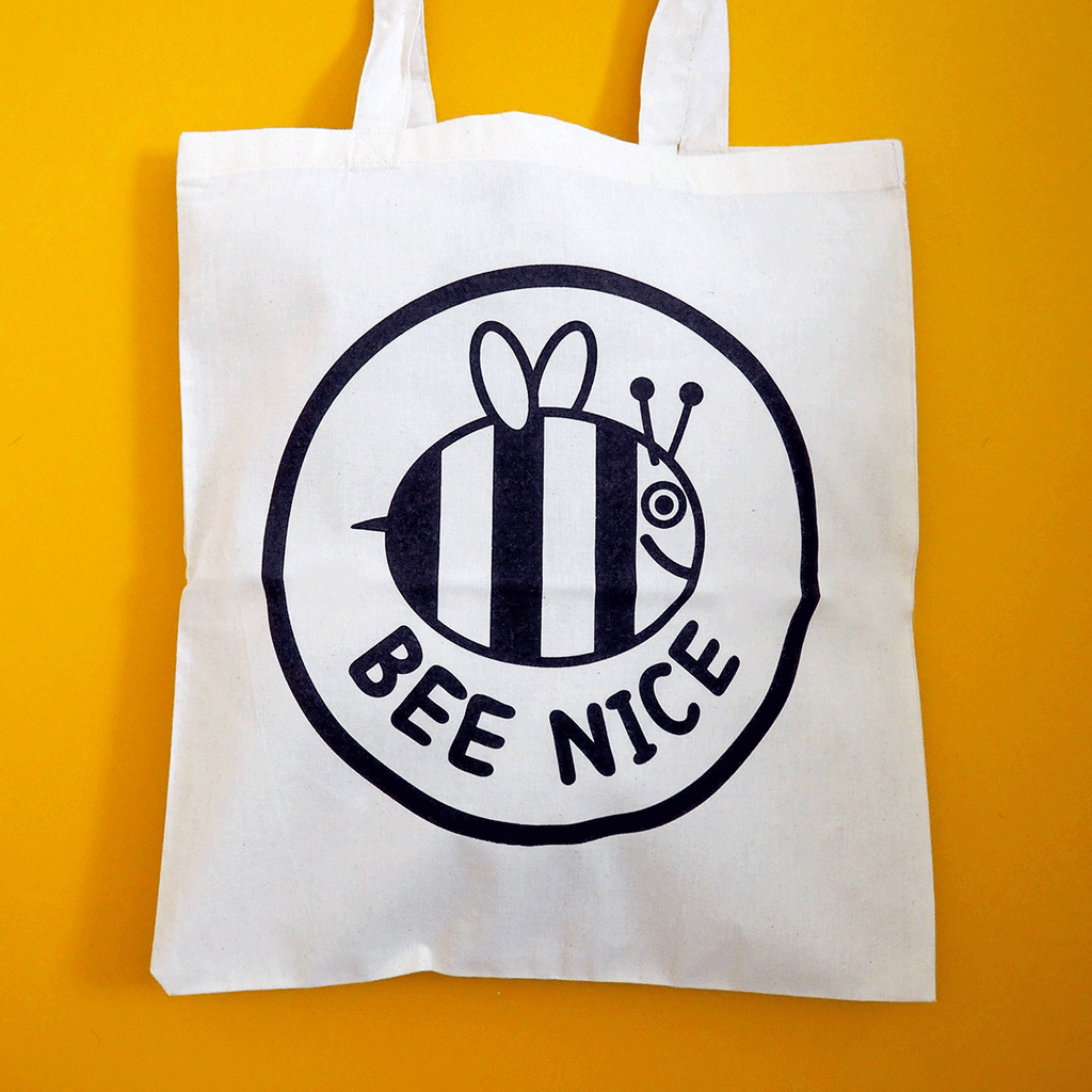 Bee Nice Tote Bag - hello DODO