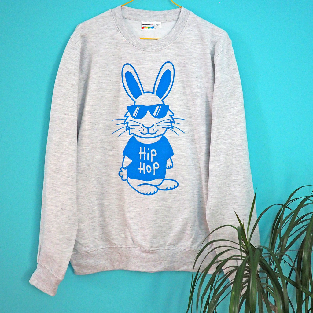Hip Hop Bunny Unisex Sweatshirt - hello DODO