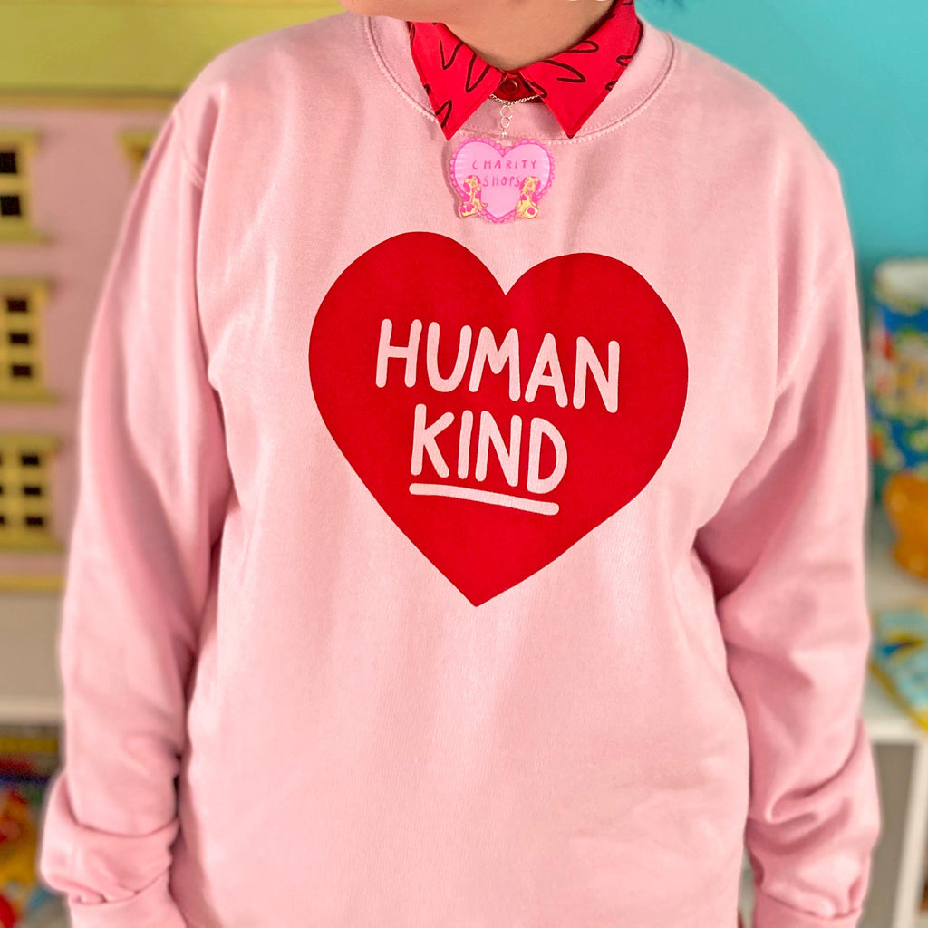 Human Kind Large Print Unisex Sweatshirt