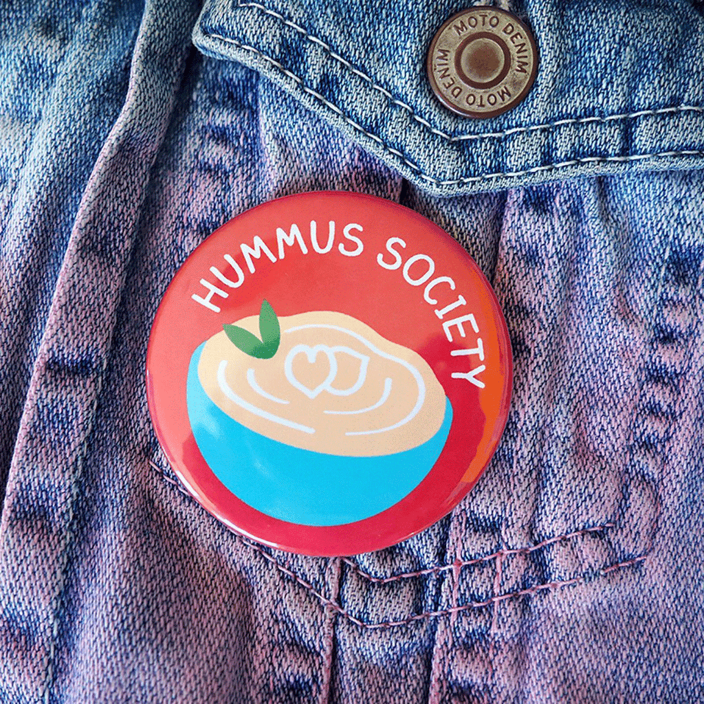 Hummus Society Badge - hello DODO