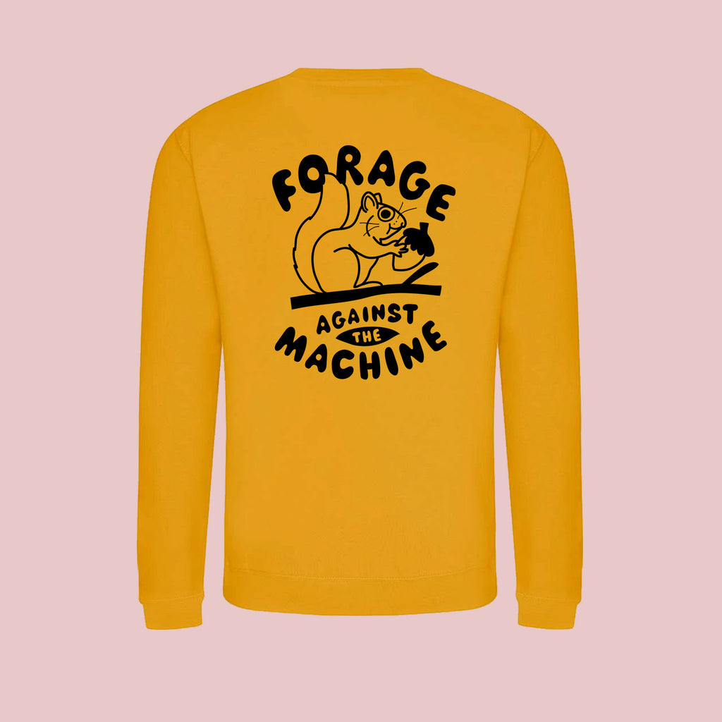 Forage Against The Machine Unisex Sweatshirt - Large Front Print