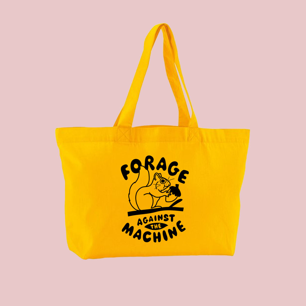 Forage Against the Machine Large Shopper Tote