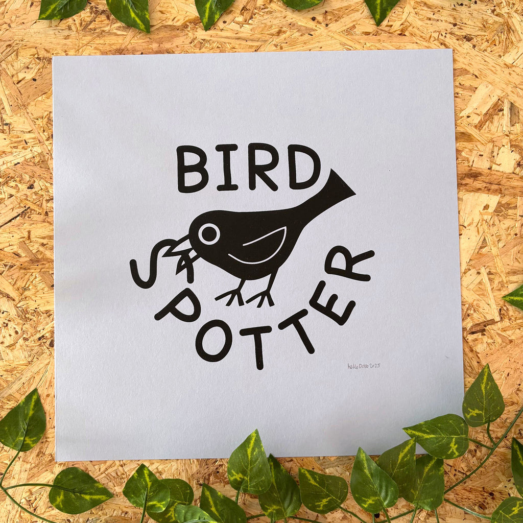 Bird Spotter Screenprint