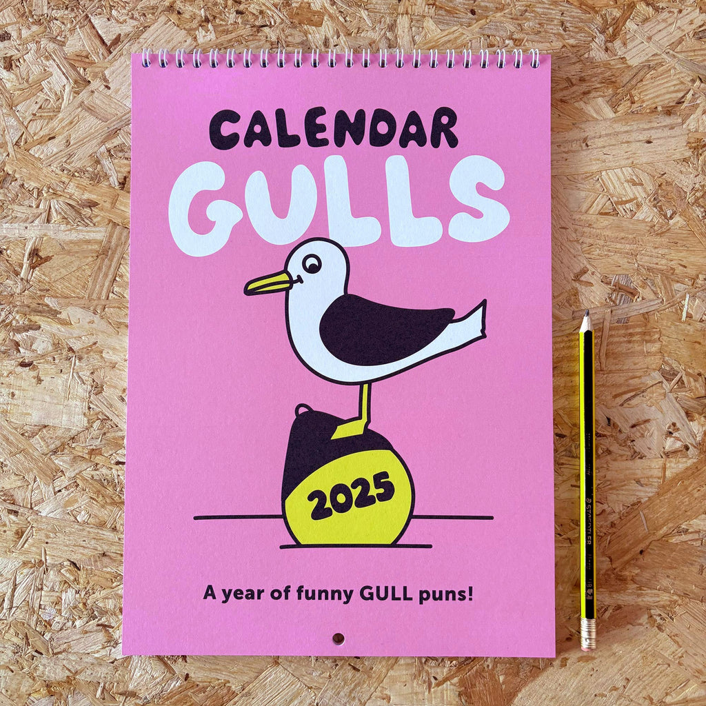 Calendar Gulls 2025 - 12 month calendar by hello DODO