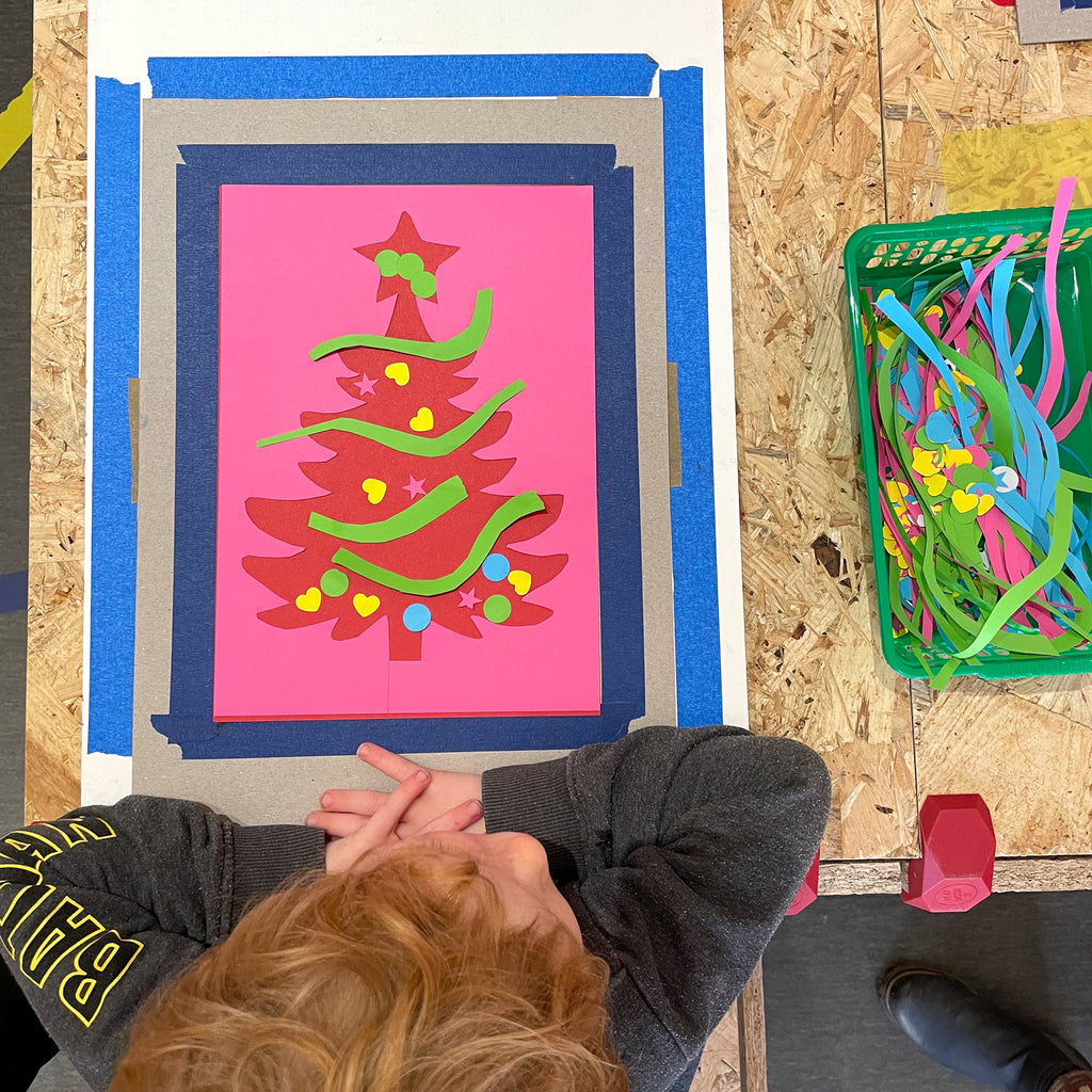 CHRISTMAS Squeegee Club Workshop (Pre-cut stencils) 🎄