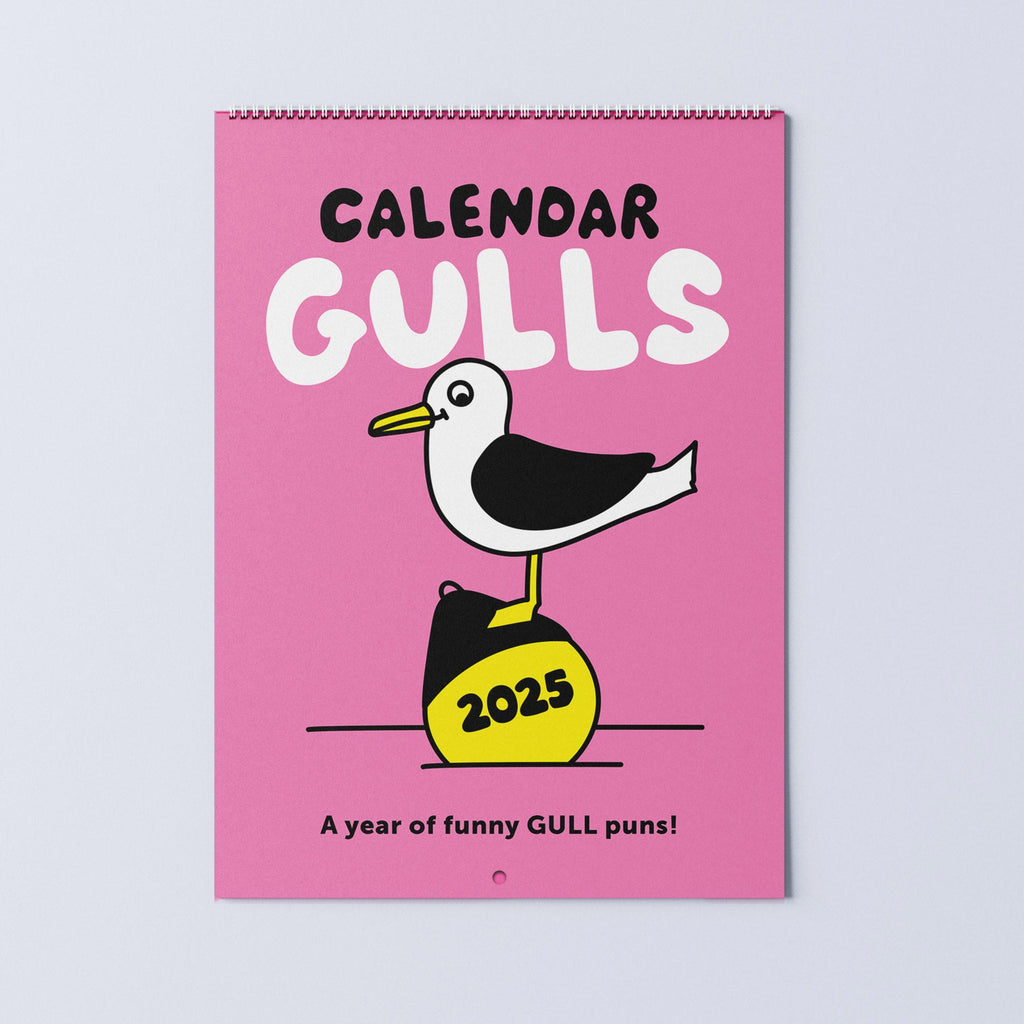 Calendar Gulls 2025 - 12 month calendar by hello DODO