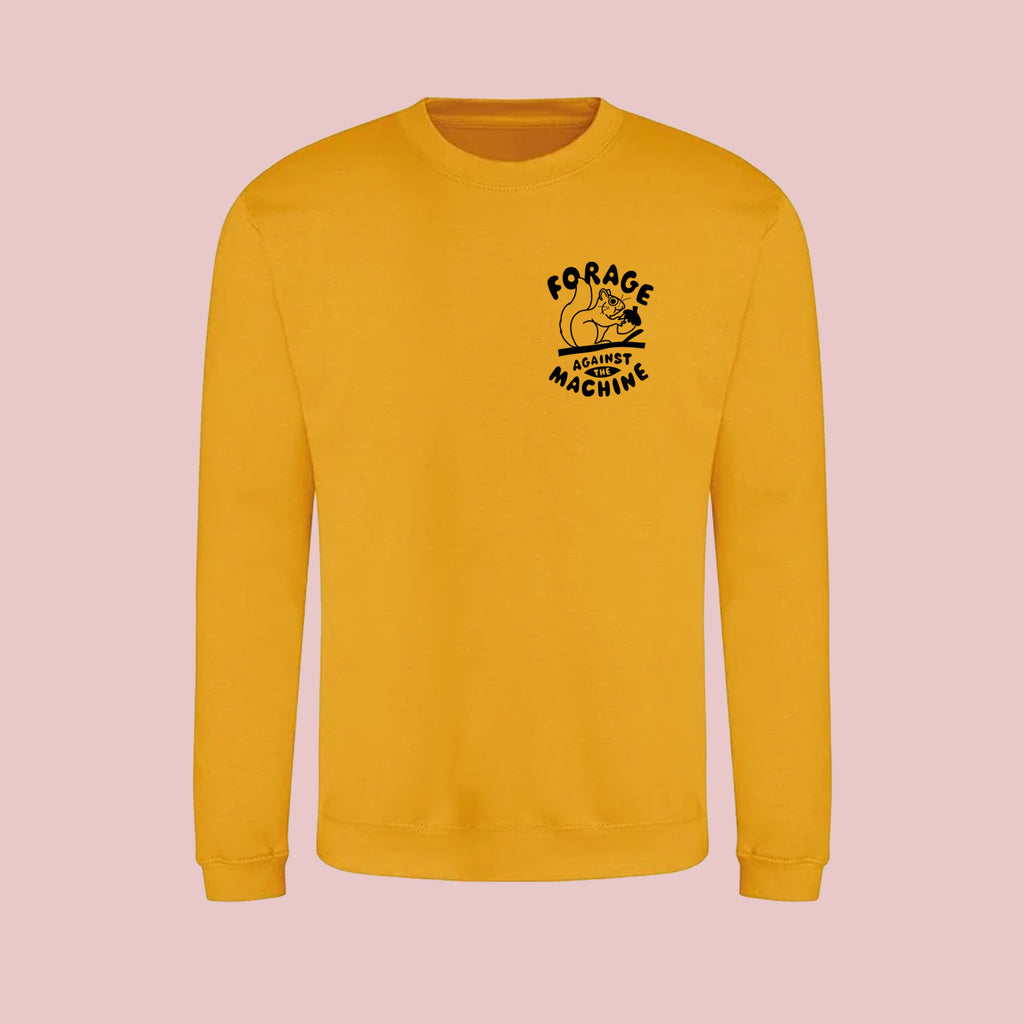Forage Against The Machine Unisex Sweatshirt - Small Emblem Only