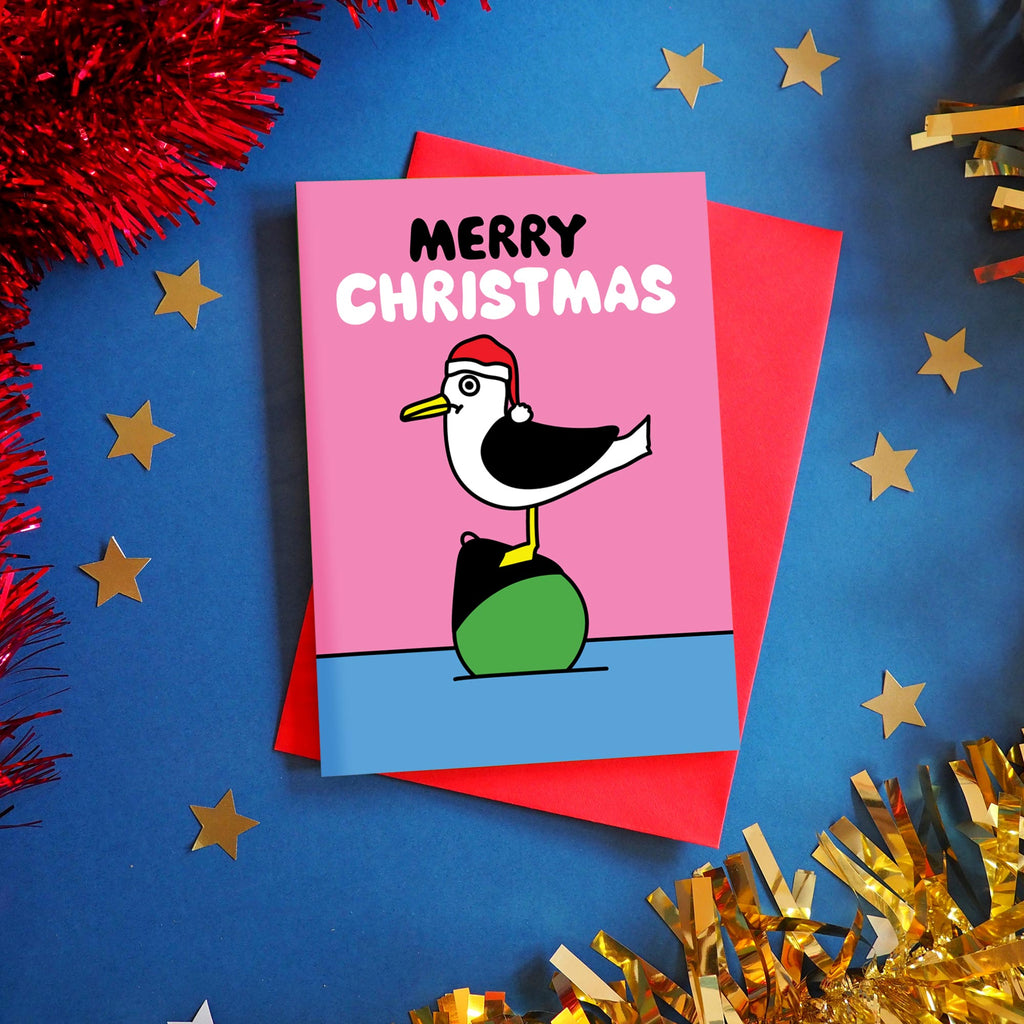 Seagull Christmas Card - Good Tidings