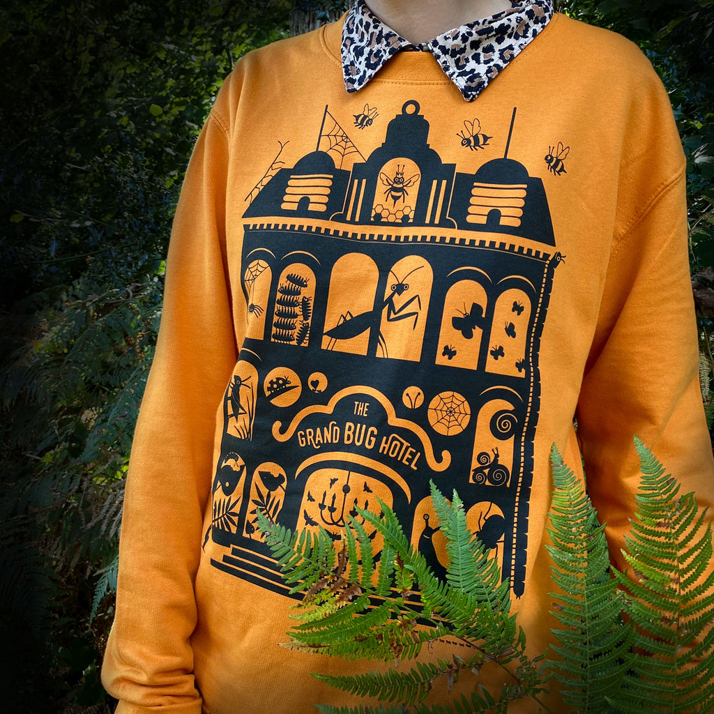 The Grand Bug Hotel Sweatshirt - Pumpkin