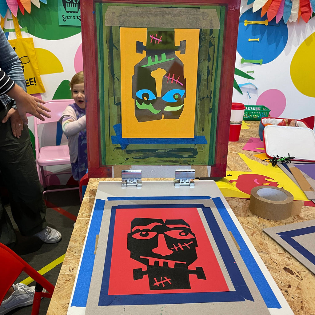 SQUEEGEE CLUB - Halloween SCREAMprinting Workshop!