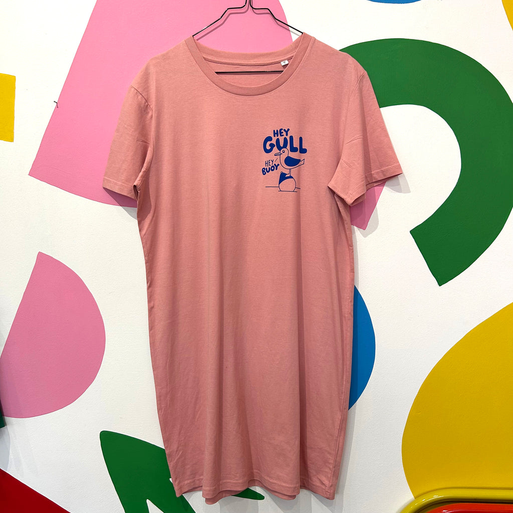 Size M - HEY BUOY HEY GULL T-SHIRT DRESS