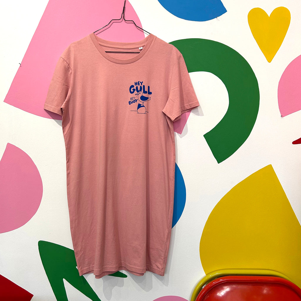 Size M - HEY BUOY HEY GULL T-SHIRT DRESS