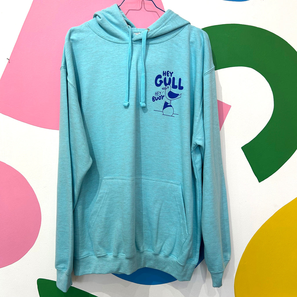 Size L - HEY BUOY HEY GULL HOODIE