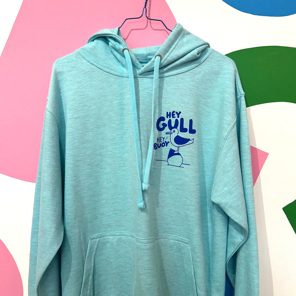 Size S - HEY BUOY HEY GULL HOODIE