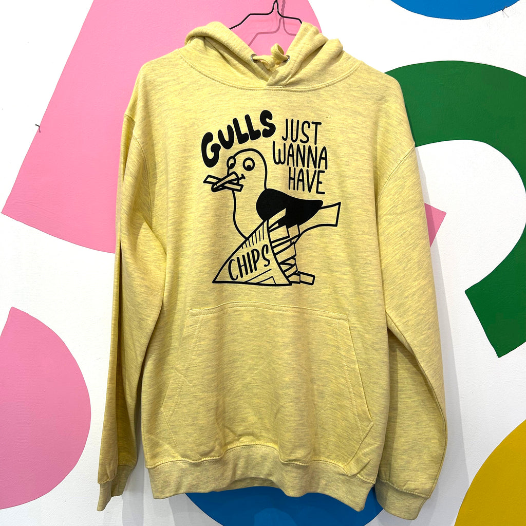 Size XL - GULLS JUST WANNA HAVE CHIPS HOODIE