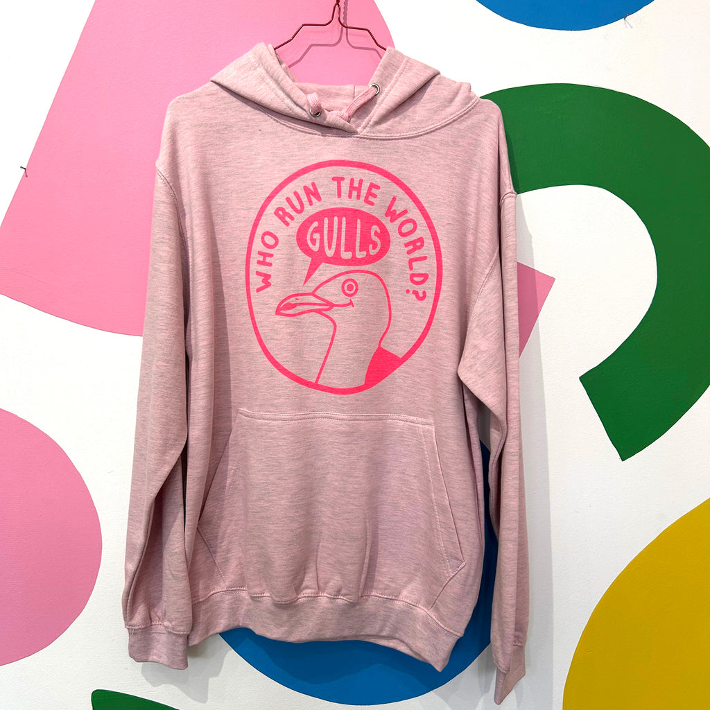 Size L - WHO RUN THE WORLD? HOODIE