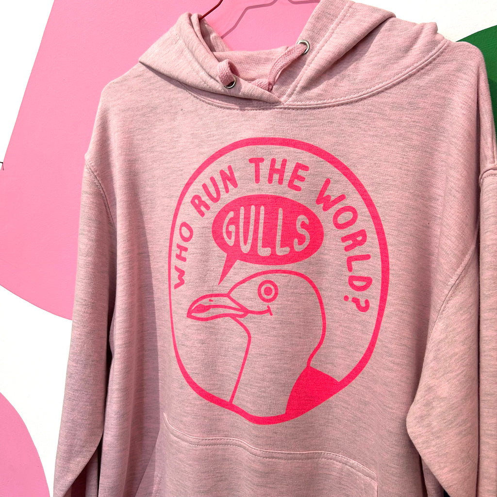 Size L - WHO RUN THE WORLD? HOODIE