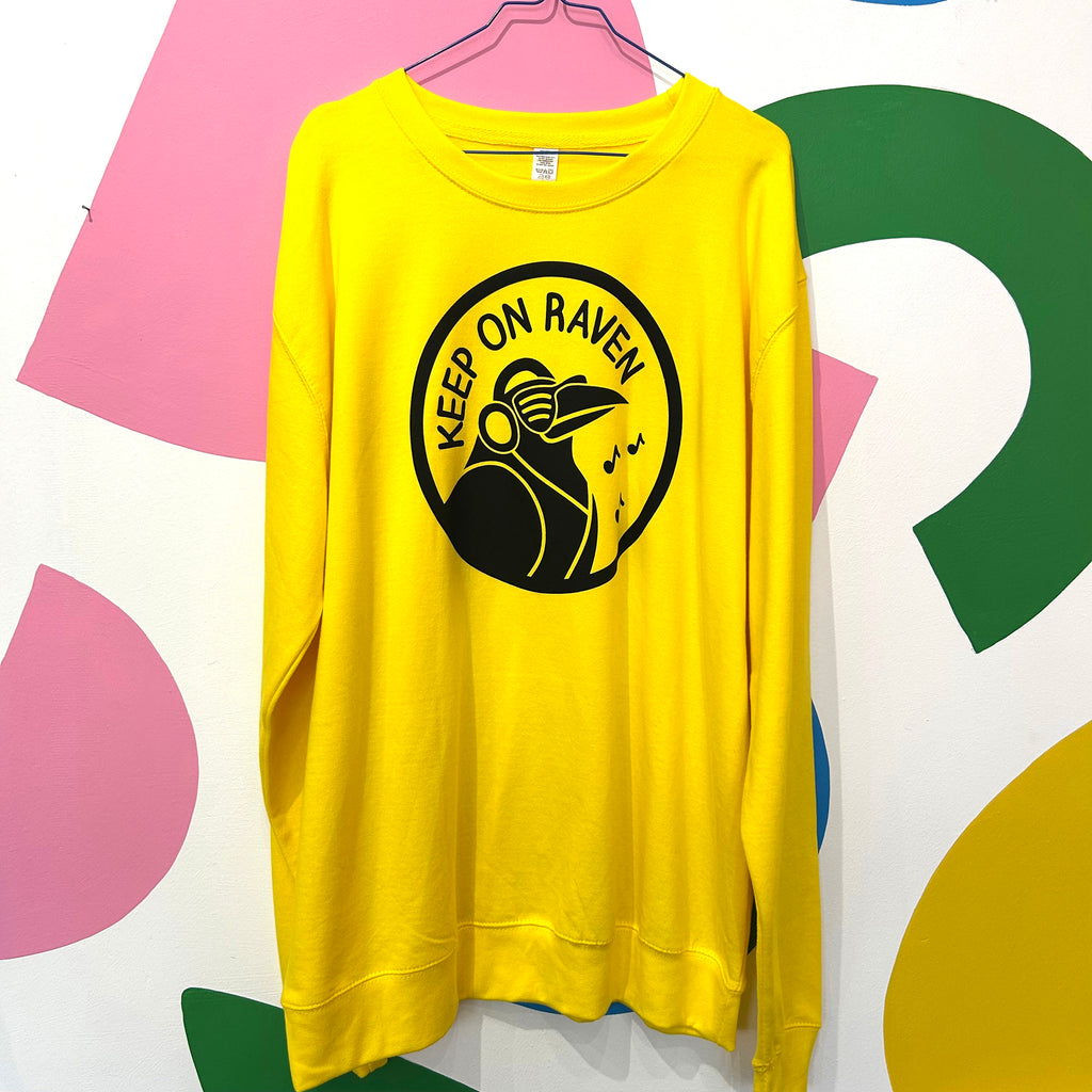 Size XL - KEEP ON RAVEN SWEATSHIRT