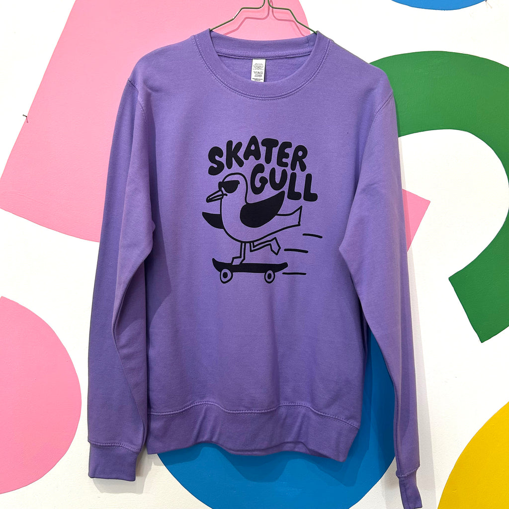 Size XS - SKATER GULL SWEATSHIRT