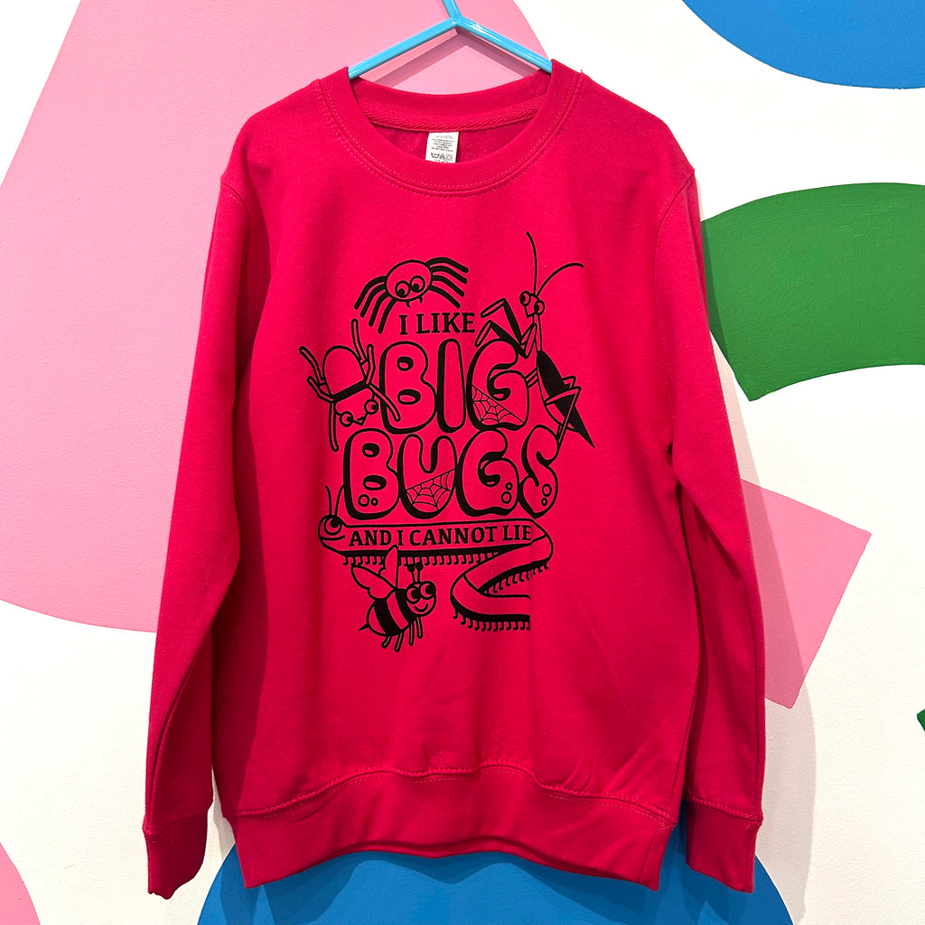 Size 7-8 Years -BIG BUGS SWEATSHIRT