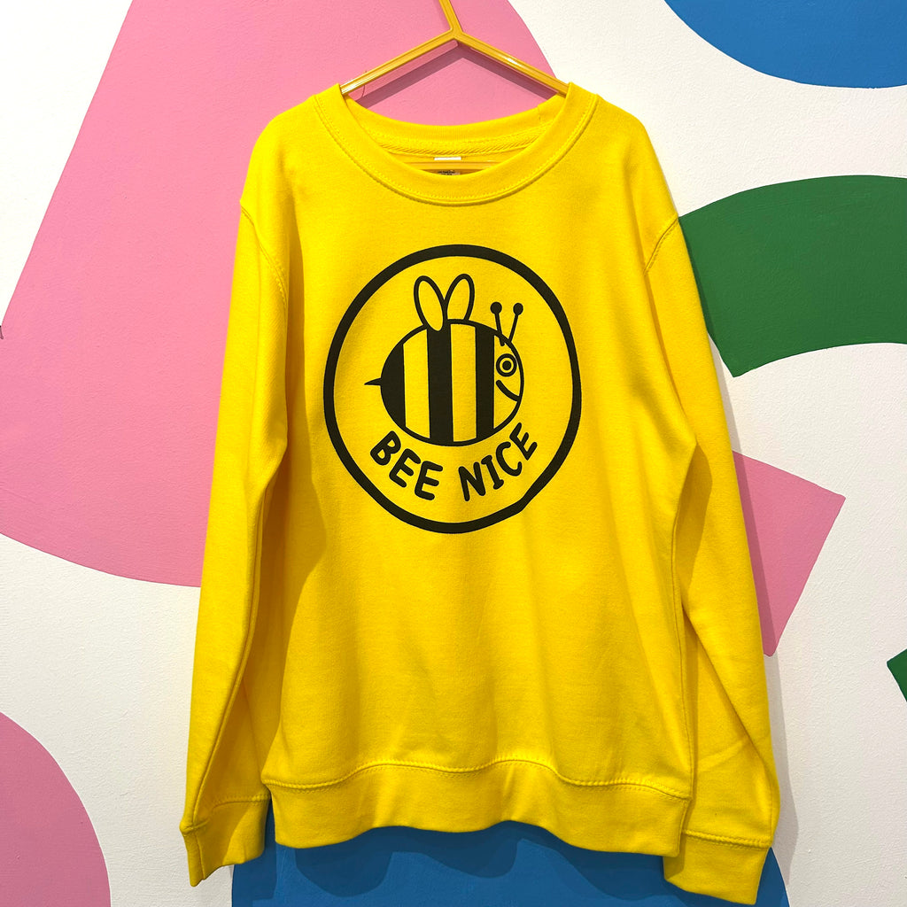 Size 9-11 Years -BEE NICE SWEATSHIRT