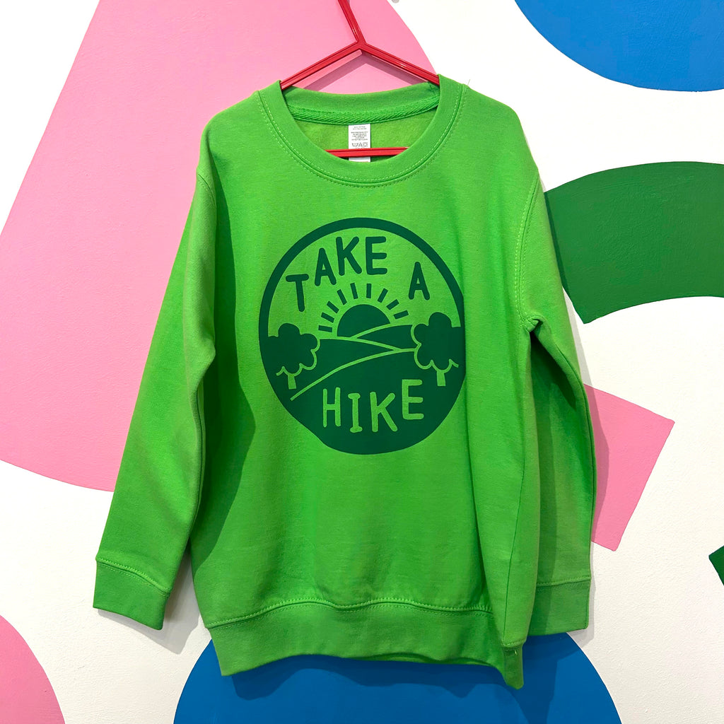 Size 7-8 Years -TAKE A HIKE SWEATSHIRT