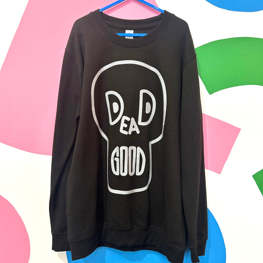 Size 12-13 Years -DEAD GOOD SKULL SWEATSHIRT