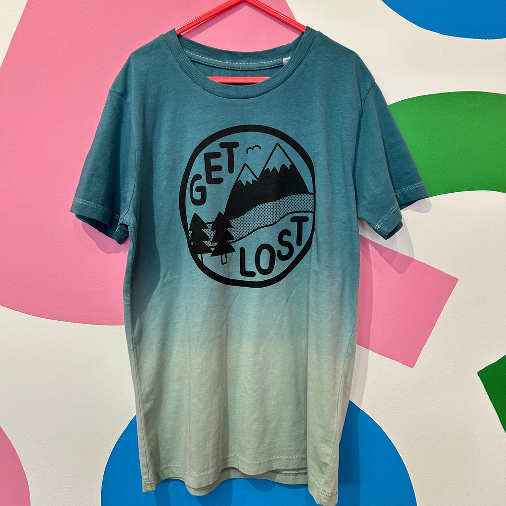 Size 9-11 Years - Dip-Dye Get Lost Tee