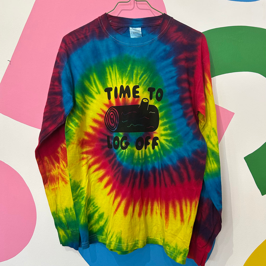 Size S - LOG OFF LONG T-SHIRT