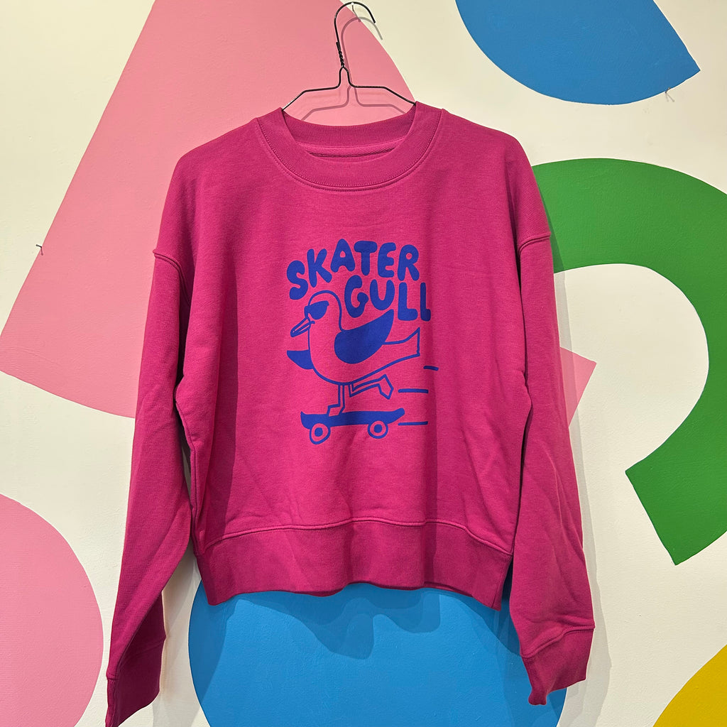 Size M - SKATER GULL BOXY SWEATSHIRT