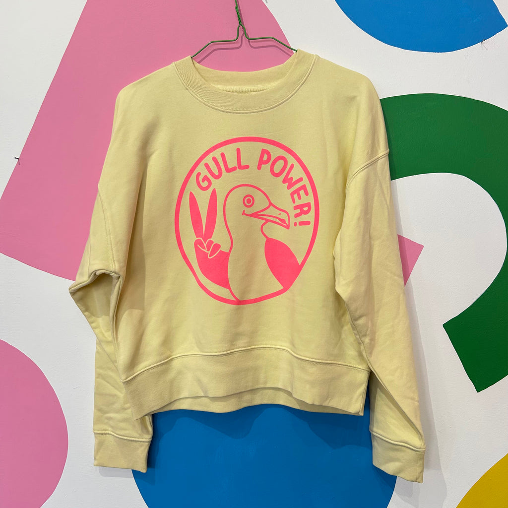 Size M - GULL POWER BOXY SWEATSHIRT