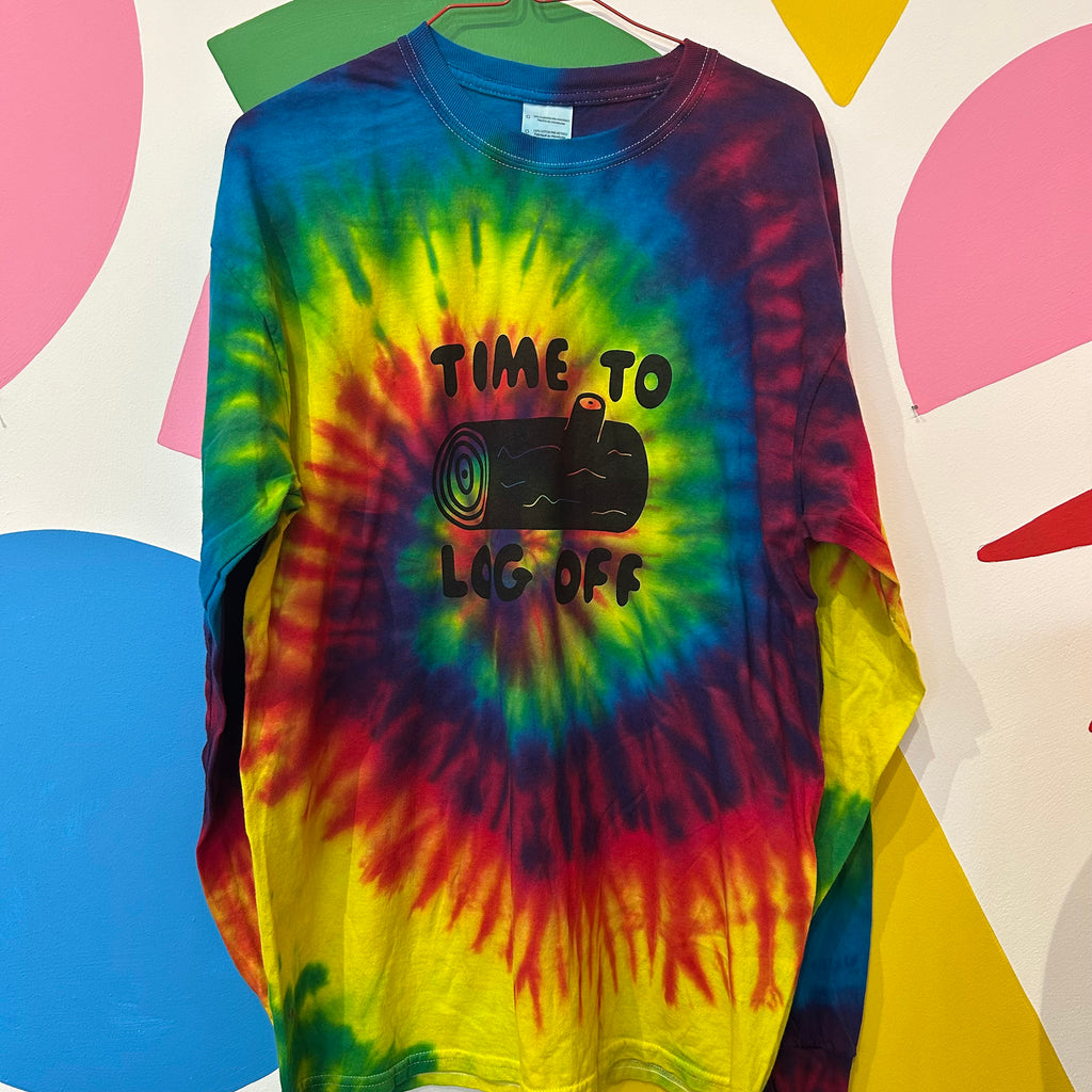 Size L - LOG OFF LONG T-SHIRT