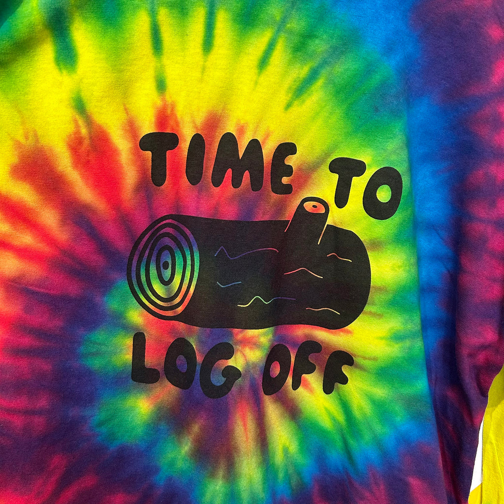 Size L - LOG OFF LONG T-SHIRT