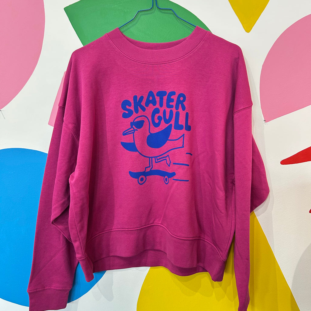Size XXL - SKATER GULL BOXY SWEATSHIRT