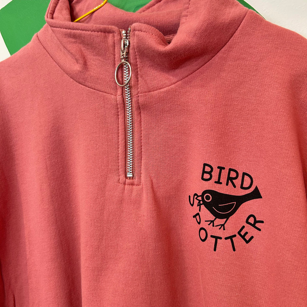 Size XL - BIRD SPOTTER ZIPPED SWEATSHIRT