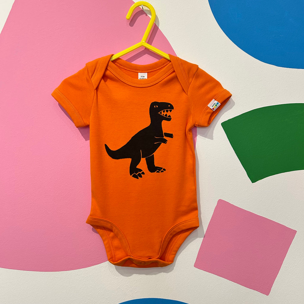 Size 0-3 Months - DINOSAUR Baby Vest