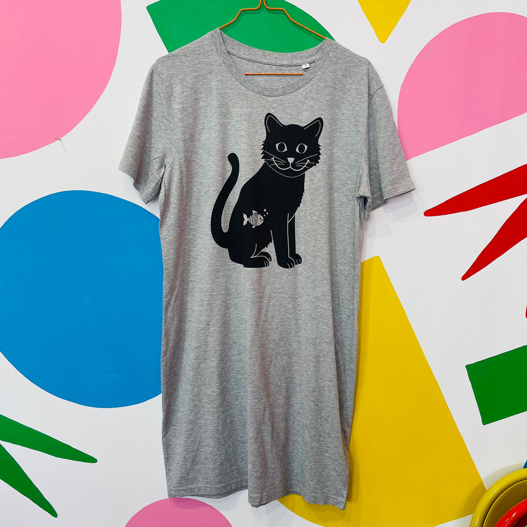 Size S - CAT T-shirt Dress