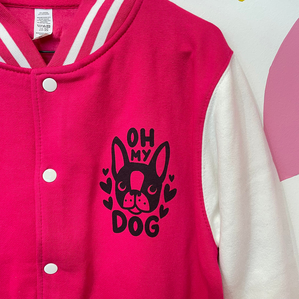 SIZE M -  OH MY DOG Varsity Jacket