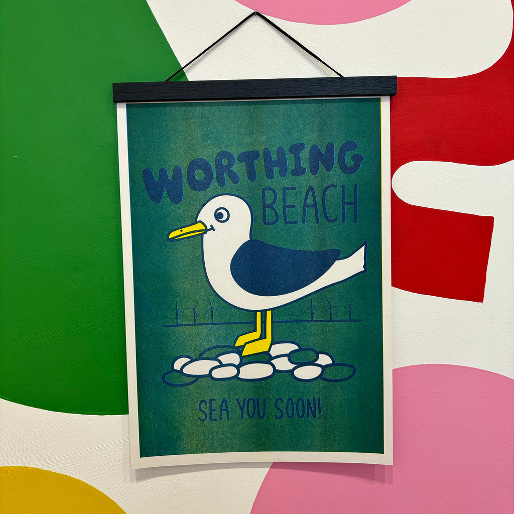 Artwork - Worthing A3 Print (Green)