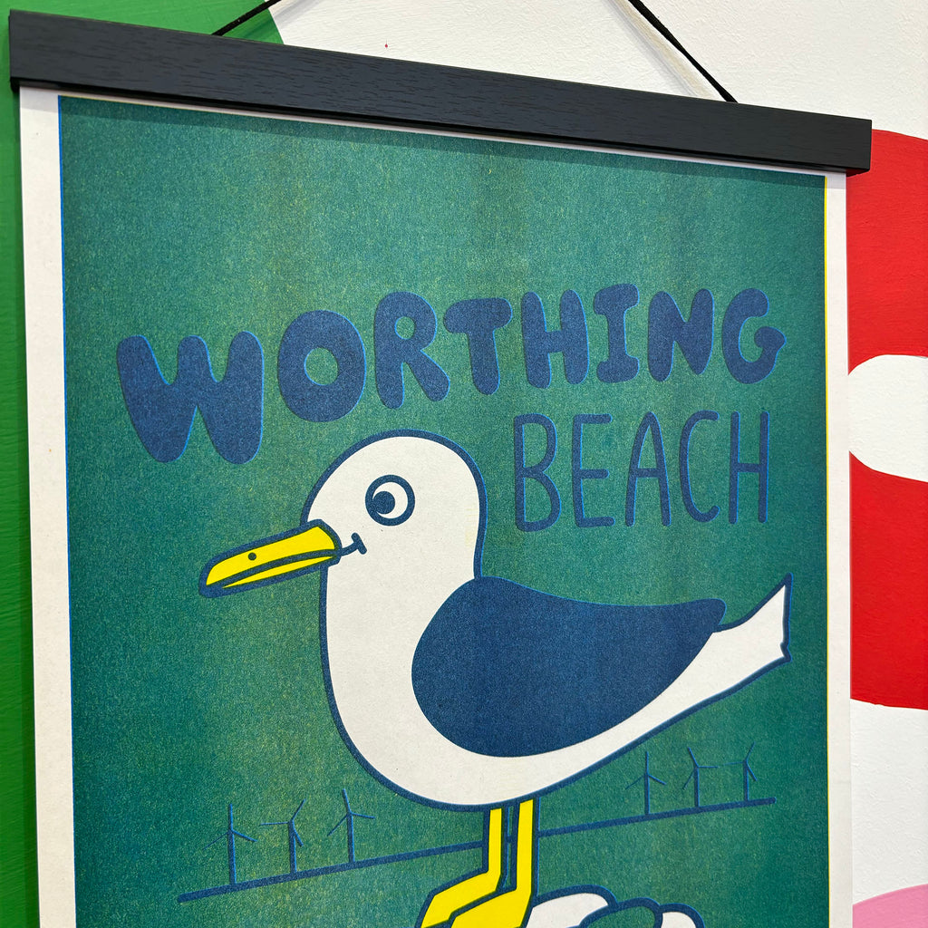 Artwork - Worthing A3 Print (Green)