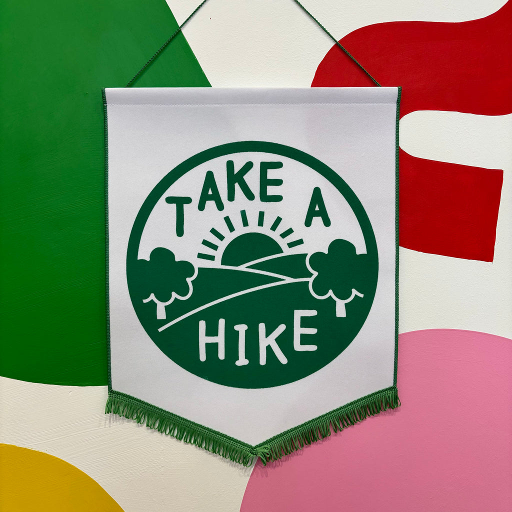 Wall Pennant - Take A Hike (Large)