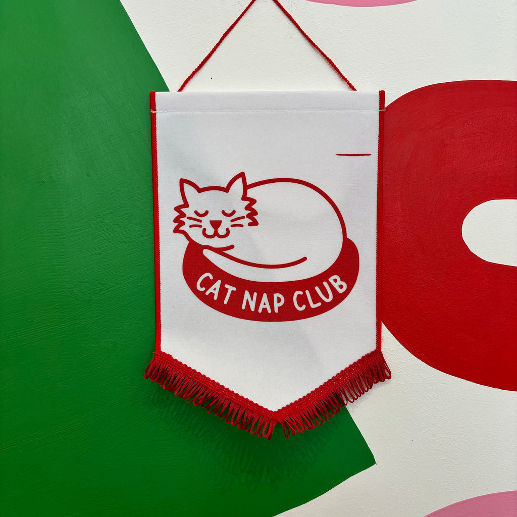 Wall Pennant - Cat Nap (Medium) - Misprint