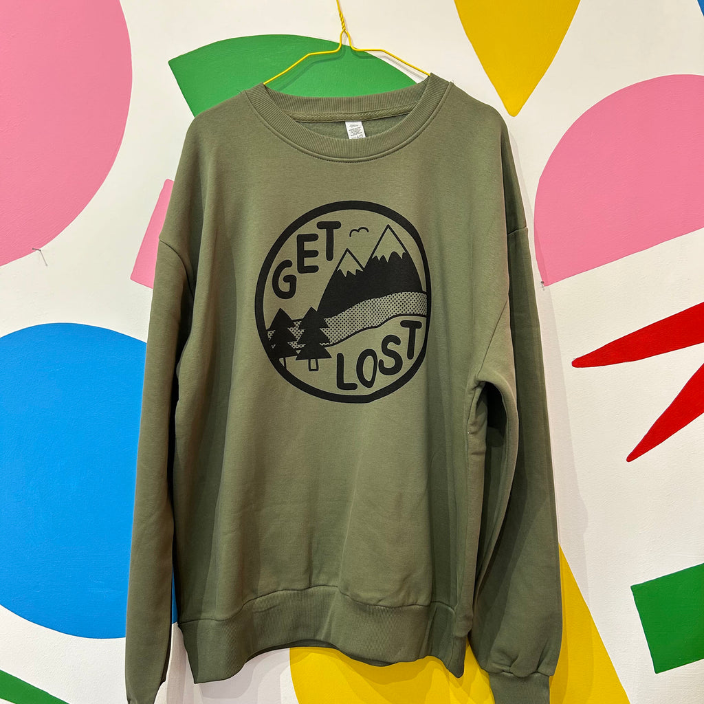 Size L - Get Lost Heavyweight Sweatshirt