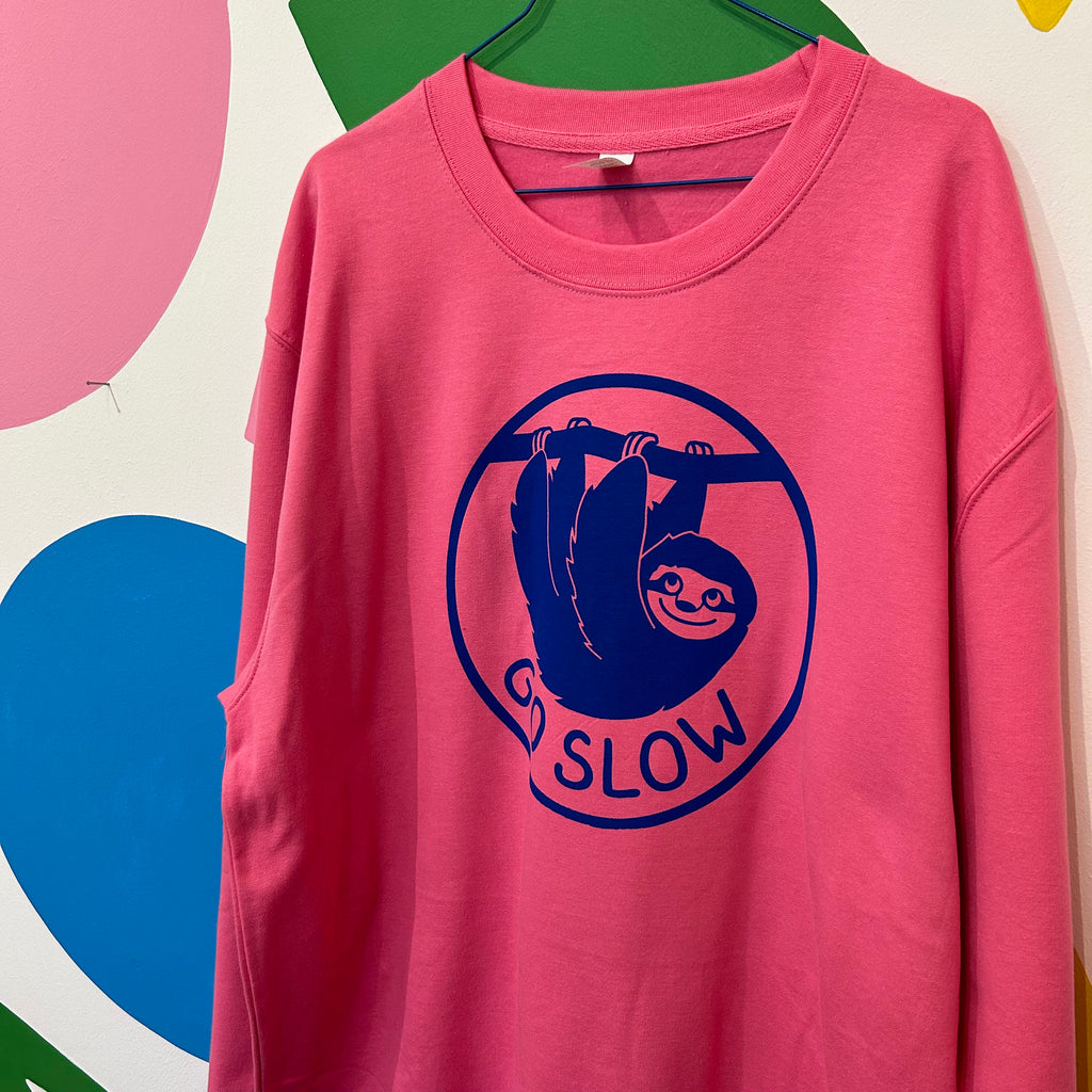 Size XL - Sloth Go Slow Sweatshirt