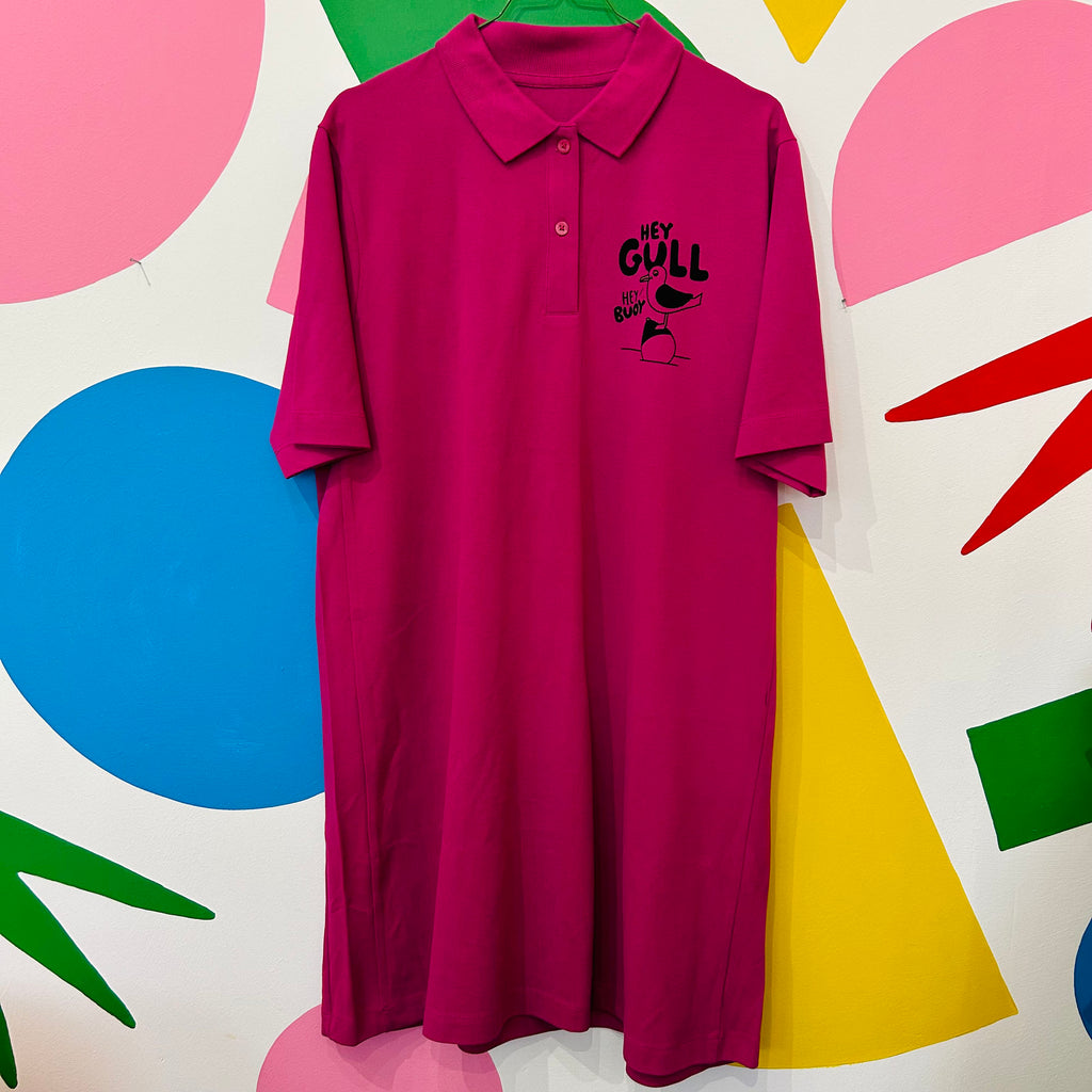 Size XXL - Hey Gull Hey Buoy Polo Shirt Dress