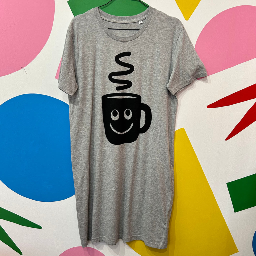 Size S - Coffee Mug T-shirt Dress