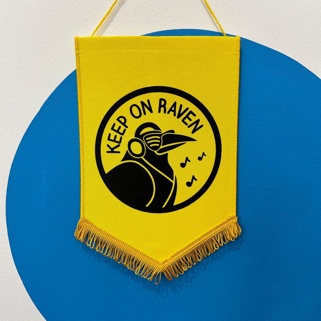 Wall Pennant - Raven (Medium)