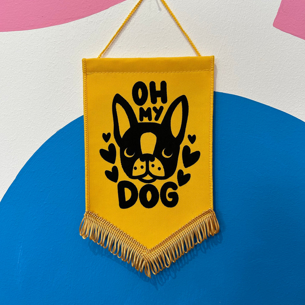 Wall Pennant - Oh My Dog (Small)